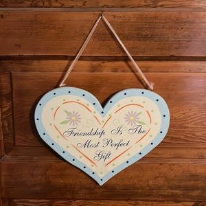 Friendship is the most perfect gift wall decor